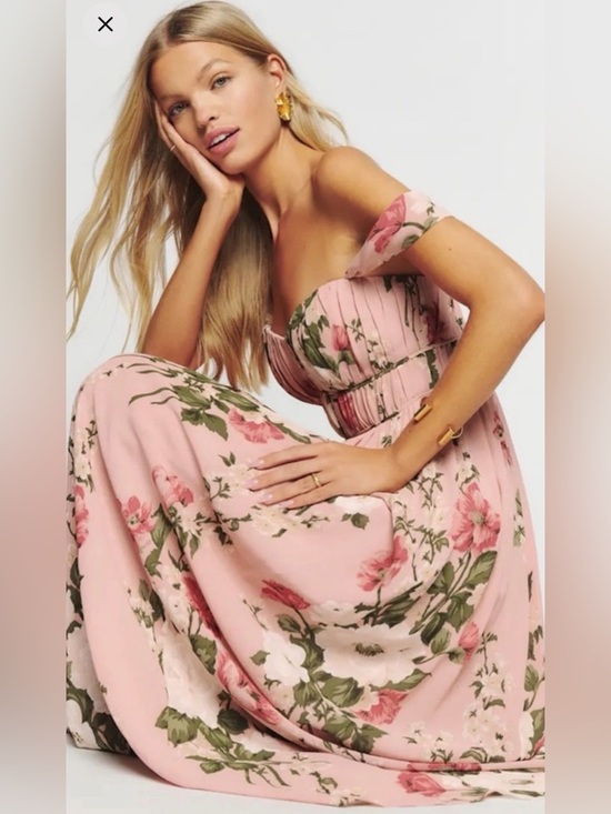 Reformation Dresses & Skirts - Stunning REFORMATION JAYDE Maxi Rose DRESS • SIZE 8 EUC